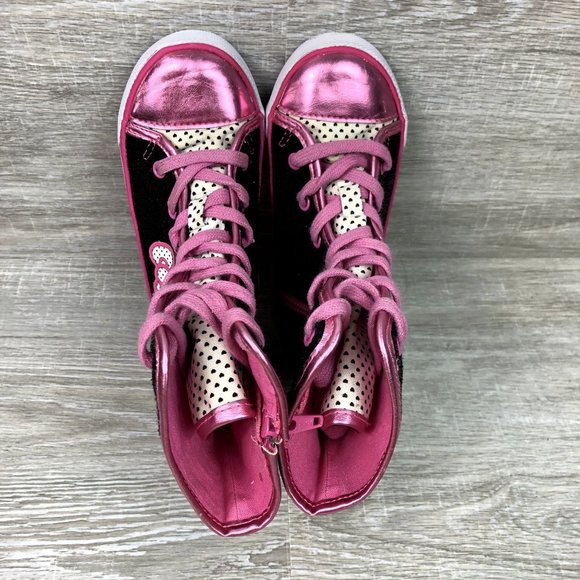 Girls Sanrio Hello Kitty Hi-Tops - Size 10M - Picture 3 of 8